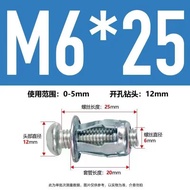 น็อตกลีบดอกไม้ 10 ชิ้น/แพ็ค สกรู M4/M5/M6/M8 แจ็ค น็อต รถ โลหะ พุกร่ม ชุบซิงค์ งานฝ้า ยิปซั่ม บอร์ด 