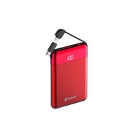 XPower PB8A 三合一插頭 8000mAh 外置充電器 Red 香港行貨