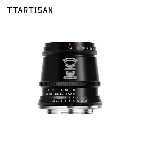 TTArtisan 17mm F1.4 Wide Angle Camera Lens for Sony E Mount Fujifilm XT3 XA7 XE Canon M Leica L Niko