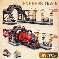 Lepin 16055 Harry Toys Potter The 75955 Hogwarts Express Set Building Blocks Bricks Train Model Kid