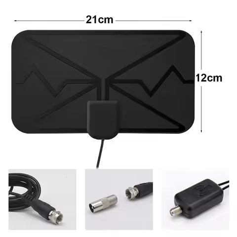 4K TV Antenna With Amplifier 3600 Miles TV Antenna Upgraded Newest HDTV Indoor Digital Amplified TV 