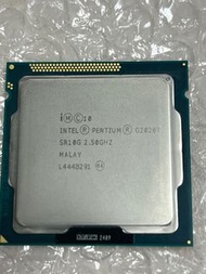 二手CPU 中央處理器 Intel® Pentium® Processor G2020T 3M Cache, 2.50 GHz, TDP 35W, 是拆機件, 完全正常, 私保5天
