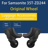 Suitable for Samsonite 35T-ZD244 Suitcase Wheels Handcart Box Wheels Travel Box Universal Wheels