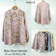 SASEN Basic - Biba Flower Blouse 0801D / Women's Blouse