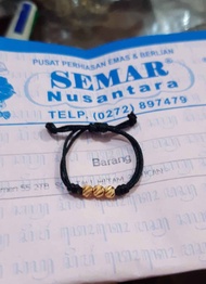 Cincin Tali Variasi Emas3 01gram Semar Nusantara