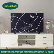 TV Dust Cover Elastic 32 Inch 42Inch 43 Inch 55 Inch 50 Inch 65 Inch Hanging TV Cover Cloth