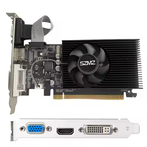 1/2/4/8GB Gaming Video Card Computer Graphics Card PCI-E X16 DDR3 HD+VGA+DVI placa de video GPU Disp