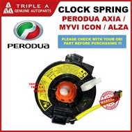 Perodua Myvi Lagi Best Alza Clock Spring 84306-BZ090 5 Turn Low Spec Orange Base Airbag Spiral Cable