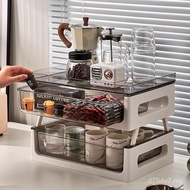 Cross-Border Storage Rack Rack Drawer Type Bar Storage Box Tea Coffee Capsule Bag Snacks Office Tea 