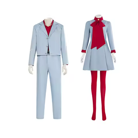 Bruno Mars Cosplay Costume Gaga Blue Fancy Dress Halloween Party Outfit for Man Woman