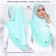 ⭐TUDUNG RAUDHAH - SAIZ L⭐ TUDUNG 2 LAYER - EKSKLUSIF HIJAB EZZUFIRDA