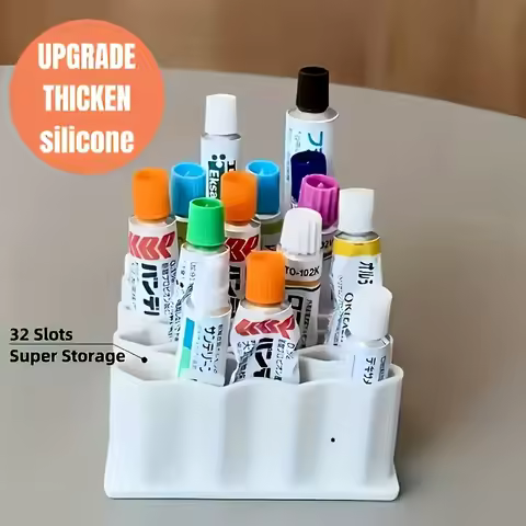 1 PCS Ointment Storage Box Ointment Desktop Storage Device 32 Compartments Storage Durable Sturdy Sp