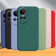 Casing for Reno 10 Case for OPPO Reno 10 Pro 5G Capas Liquid Silicone Bumper Shockproof TPU Soft Cover OPPO Reno10 Reno 10 Pro Fundas