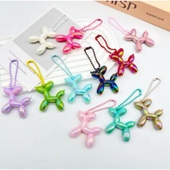 GANTUNGAN Cute Keychain POODLE BALOON HOLOGRAM EDITION Keychain Gift DIY Pendant