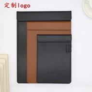 Leather file folder A4/A5A6Magnetic writing pad folder, contract folder, custom-made hair salon menu