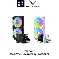 VALKYRIE B240-GT 240mm ARGB AIO CPU Liquid Cooler with 3.95" LCD Display, TDP 300W