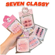 SC - Acrylic Nail Art Gel Press On H1156 Set of 10 Pcs Manicure False Nails 3d Plus Beautiful File S