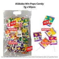 *HALAL* Al1baba Win Pops Candy 7g x 50pcs yesniaga