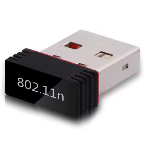 Mini USB Wireless Receiver Dongle Network Card External RTL8188 WiFi 6 Adapter 802.11n Antenna 150Mb