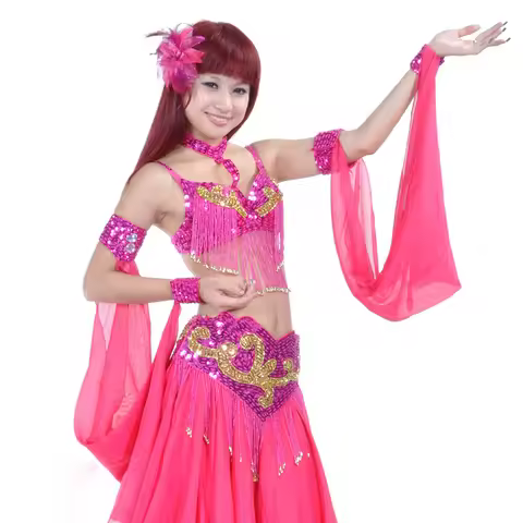 12 Colors Bellydance Wear Oriental Dance Accessories Armband Adjustable Armwear Sequins Belly Dance 