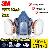 3M 7502 Semburan Silikon untuk Melukis, Pelindung Bau Bahan Kimia Formaldehid Benzene, Racun Perosak