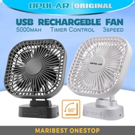 Opolar Fan Rechargeable USB Fan Camping USB Cooling Table Desk Fan Kipas Khemah Camping Meja Mini Portable