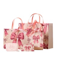 PP001 | PAPER BAG BOWIE | Jumbo Size Cute Ribbon Motif Paper Bag