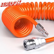 AERIDOK Air Compressor Hose Tube, Flexible With Connector PU Air Compressor Hose, Industrial Air Com