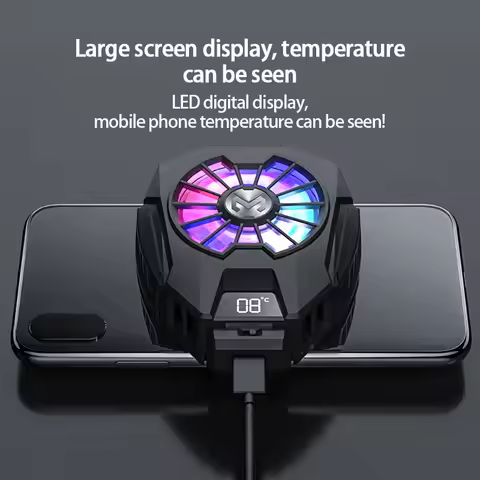 DL05 FL05 Mobile Phone Cooler Ice Cooling Fan Radiator For PUBG Phone Cooler System Cool Heat Sink F