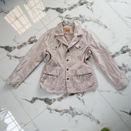 Japanese secondhandJacket 1576 GENUINE BRAND, embossed buttons, very nice parachute fabric with lini