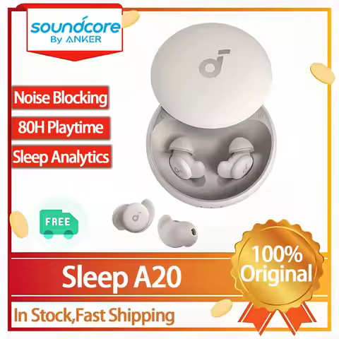 New Original Soundcore Sleep A20 Sleep Earbuds Noise Blocking Small Design for Side Sleeper 80H Play