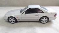 絕版 Autoart Millennium 1/18 MERCEDES-BENZ SL600 (R129 ) V12 銀