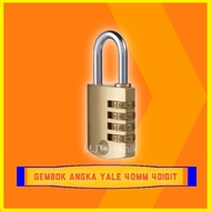 Yale Padlock Combination Numbers Size 40mm Type 4Digit Top Quality