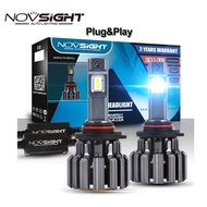 Novsight N39 หลอดไฟหน้า H4 Led H7 Led H11Led 9005 9007 สําหรับรถยนต์ H 1 Led 12V หลอดไฟตัดหมอก 72W 1