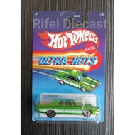 Hot Wheels 64 Dodge 330 Open Hood + Iron Base