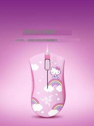 Razer雷蛇三麗鷗Hello Kitty限定電競遊戲辦公有線蝰蛇鼠標套裝