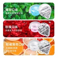 Japan Genuine Long Spin Long Spin Okina Portable Mouthwash 100pcs Small Jelly Cup 9.19.6