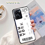 Softcase Glass Kaca VIVO Y16 - Casing hp VIVO Y16 [ S62 ].