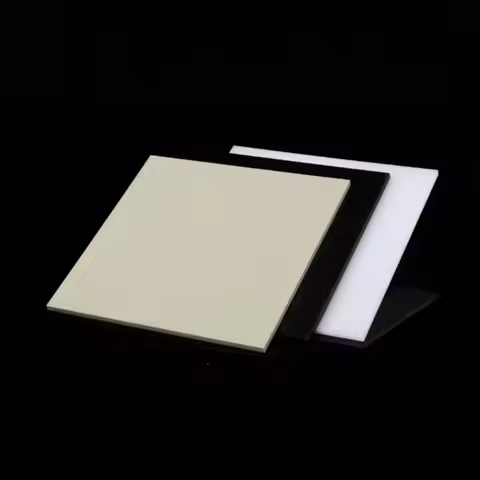 Food Grade PP Plastic Sheet Black White Gray 2-10mm Thick 200x200mm 210x297mm 300x400mm Sizes