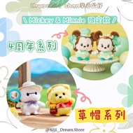 *6/30發售* 預訂 日本迪士尼 - Urupocha chan掌心公仔 - 4周年系列 四葉草系列 & 夏日草帽系列 - Mickey 米奇 Minnie 米妮 Baymax 醫神 Big Her