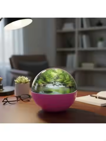 Memory Orb WiFi Crystal Ball Video Player,Memory Sphere with Electronic Screen