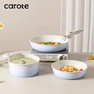 Come on, Hurry Up and Promo - CAROTE Gradient Frying Pan Cookware Set Lightbiru 5 PCS