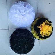 殡葬用品灵车花白事丧事灵车前布置灵堂追掉会大花7.28 Funeral supplies, hearse, funeral arrangements, front decoration of the 