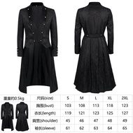 Century-สไตล์ Punk Steam Coat ปรับแต่งเสื้อวัสดุไนลอนสําหรับชายยาวคอสเพลย์สไตล์โกธิค