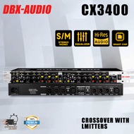 DBX-AUDIO CX3400 สเตอริโอมืออาชีพเดียว Single Road 4 Subniders ถนนProfessional Electronic Crossover Stage เครื่องแต่งกาย KTV Audio อุปกรณ์ต่อพ่วง เครื่องขยายเสียงแยกต่างหากในเอาต์พุตสามารถบรรลุลำโพงที่ดีที่สุด TRS หรือ XLR Differential Balance Input and