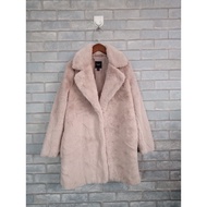 C011 New look โค้ทขนเฟอร์ โค้ทยาว หนาอุ่น เสื้อคลุมขนเฟอร์ เสื้อกันหนาว ชุดเที่ยวต่างประเทศ Faux Fur