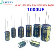 1000UF 25V 6.3V 10V 16V 35V 50V 63V 80V 100V High Frequency Low ESR Aluminum Capacitor 25V 1000UF 35