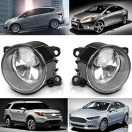 Pair of Front Fog Lights RH LH Compatible With Ford C-Max Fusion 2013-2016 & Explorer 2011-2015 & Fi