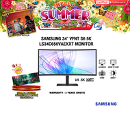 [ผ่อน 0% 10 ด.]Samsung 34" VFNT S6 5K LS34C650VAEXXT MONITOR(VA 5k 100Hz)/ประกัน 3 Years Onsite