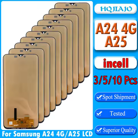 3/5/10PCS INCELL For Samsung A24 4G LCD A245 SM-A245F Display Touch Screen Digitizer Assembly For Sa